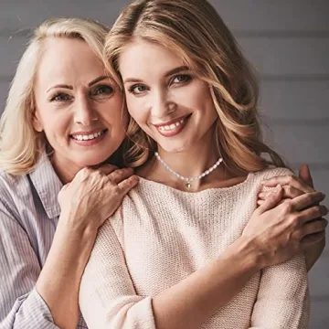 Natural Freshwater Pearl Choker, Elegant Gift for Her