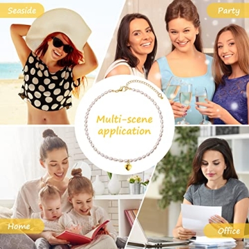 Natural Freshwater Pearl Choker, Elegant Gift for Her