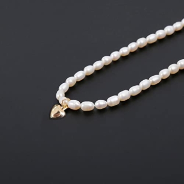 Natural Freshwater Pearl Choker, Elegant Gift for Her