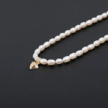 Natural Freshwater Pearl Choker, Elegant Gift for Her