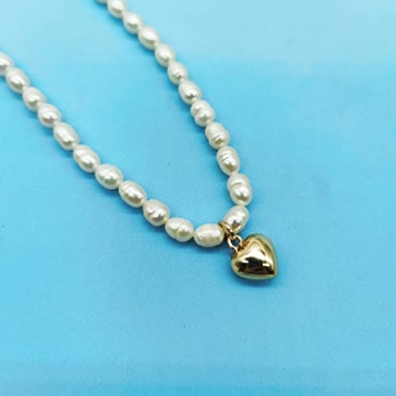 Natural Freshwater Pearl Choker, Elegant Gift for Her