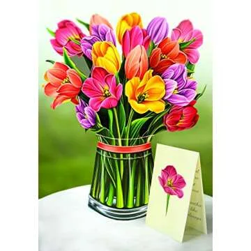 Freshcut Paper 3D Pop Up Flower Bouquet Cards