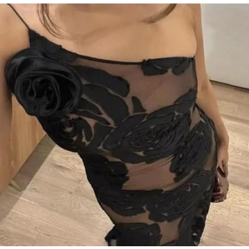 Elegant YISHATIER One Shoulder Maxi Dress For All Occasions