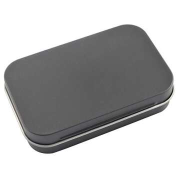 Partstock Rectangular Hinged Metal Storage Boxes - Versatile & Portable