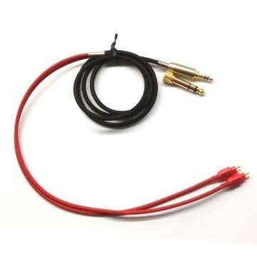 1.2m New Replacement Audio Upgrade Cable for Sennheiser HD650 HD600 HD580 Headphone