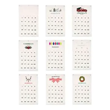 Customizable Weddingstar Reusable Fabric Advent Calendar