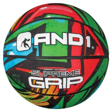 AND1 Mini Basketball 3 Pack Set for Kids (Deflated w/ Pump Included): - Size 3 7-Inch Premium Youth ...