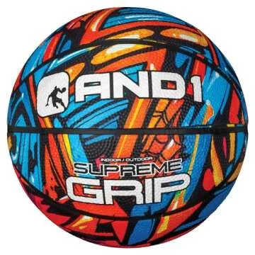 AND1 Mini Basketball 3 Pack Set for Kids (Deflated w/ Pump Included): - Size 3 7-Inch Premium Youth Size , Easy to Grip, Made for Indoors and Outdoors