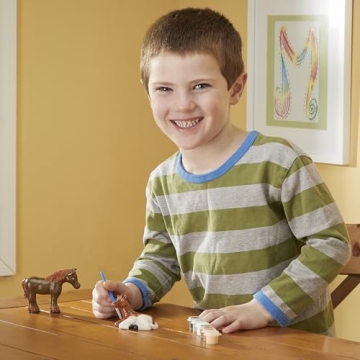 Melissa & Doug Horse Figurines Craft Kit Paint Fun