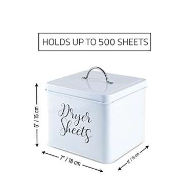 Boathouse Design Rustic Farmhouse Dryer Sheet Holder for Laundry Room Decor – Decorations & Organi...