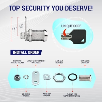 LATCH.IT 7/8” RV Storage Locks | Durable, Secure 2-Pack