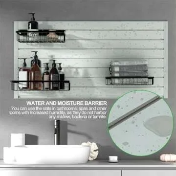 Durable PVC Slat Wall Panels for Effective Storage Solutions