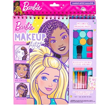 Horizon Group USA Barbie Makeup Artist Magazine & Supplies Set