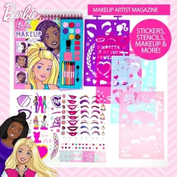 Barbie Makeup Artist Kit with Stickers & Crayons
