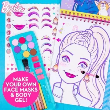 Barbie Makeup Artist Kit with Stickers & Crayons