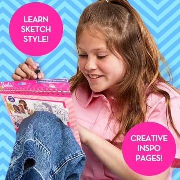 Barbie Makeup Artist Kit with Stickers & Crayons