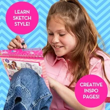 Barbie Makeup Artist Kit with Stickers & Crayons