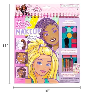 Barbie Makeup Artist Kit with Stickers & Crayons