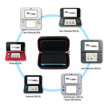 Smatree Carrying Case - Nintendo 3DS XL/2DS XL Hard Shell Travel Case - Super NES Edition