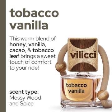 Vilicci Car Air Freshener | Luxurious Auto Perfume | Premium Hanging Air Freshener | Long Lasting Fr...