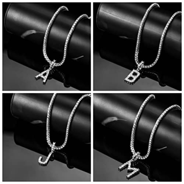 Diamond Initial Necklace for Women - Bling Empire Style