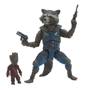 Marvel Rocket Action Figure with Baby Groot Collectible