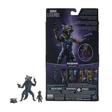 Marvel Rocket Action Figure with Baby Groot Collectible