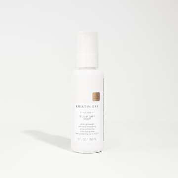 Kristin Ess Heat Protection Blow Dry Spray for Hair - Frizz Control + Anti-Humidity - Thermal Heat Protectant & Blowout Spray 450 Degrees - Adds Shine, Smooths, & Anti-Frizz - Pear Fragrance