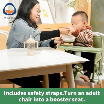 M-Castle Portable Travel Booster Seat for Toddlers