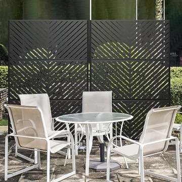 Outdoor Privacy Screen 72" High, Freestanding Panel