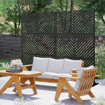 Outdoor Privacy Screen 72" High, Freestanding Panel