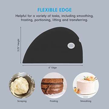 Messermeister Silica Bowl Scraper – Easy to Clean & Versatile