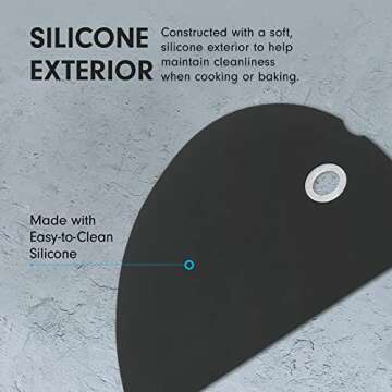 Messermeister Silica Bowl Scraper – Easy to Clean & Versatile