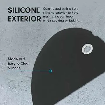 Messermeister Silica Bowl Scraper – Easy to Clean & Versatile