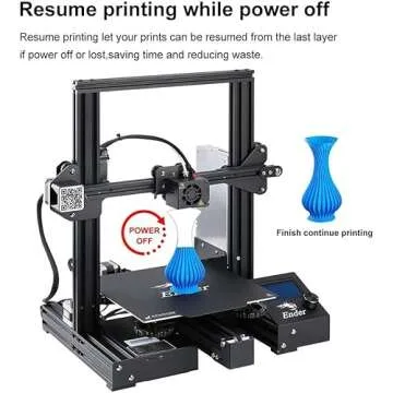 Official 3D Printer Ender 3 Pro with 32bits Mainboard Build Surface Plate and UL Certified Power Supply 200g Filament, Bundles with Upgrade Tempered Glass Bed and Metal Extruder