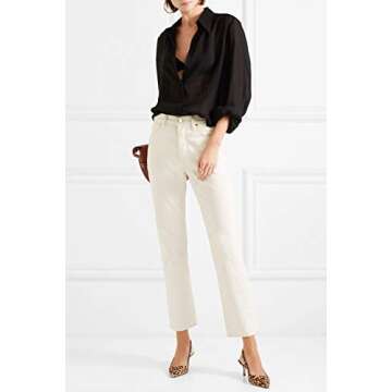 Divanne Slingback Pumps, Women's Pointed Toe Low Heel Sandals Slingback Strap Kitten Heel Pumps Evening Party Wedding Shoes-Leopard 02-8M US