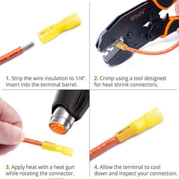 Wirefy Heat Shrink Spade Connectors for Secure Connections