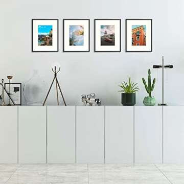 Elegant 8x10 Metal Picture Frames Set - Perfect for Decor