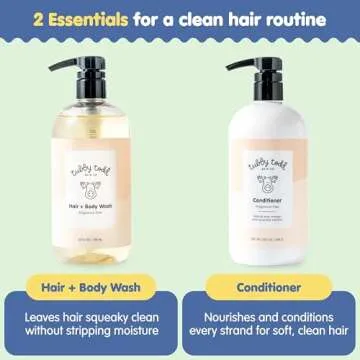 Gentle Baby Shampoo & Conditioner Set - TUBBY TODD Hair Duo