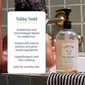Gentle Baby Shampoo & Conditioner Set - TUBBY TODD Hair Duo
