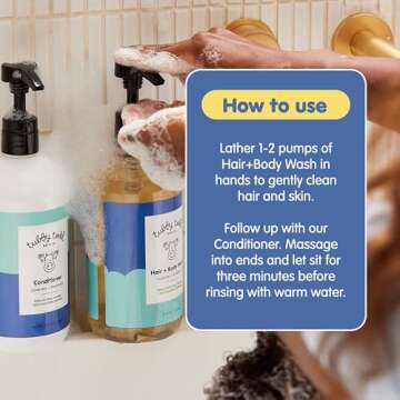 Gentle Baby Shampoo & Conditioner Set - TUBBY TODD Hair Duo