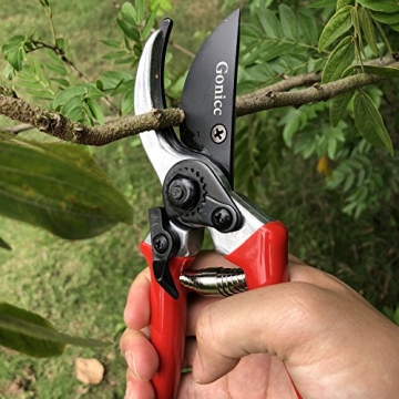Gonicc 8" Professional Sharp Pruning Shears for Gardening
