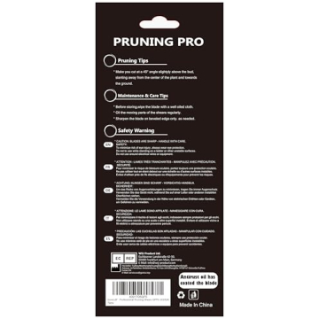 Gonicc 8" Professional Sharp Pruning Shears for Gardening