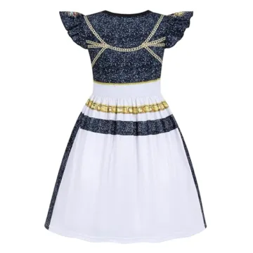 IBQ Girls Pop Demon Singer Costume Dress for Kids