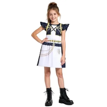 IBQ Girls Pop Demon Singer Costume Dress for Kids