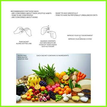 Manda Wellness Superfood | Prebiotic, Fermented Health Product Made in Japan | Support Your Gut Health, Support Your Immune System | Manda Koso (31sachets)