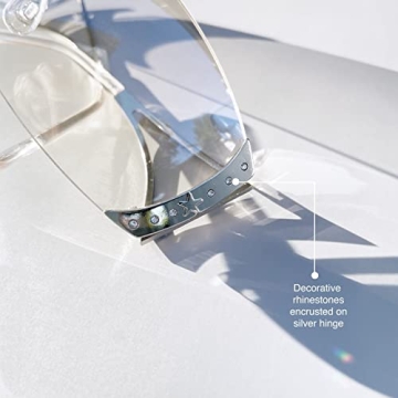 GUVIVI Y2K Sunglasses Unisex Futuristic Gradient Lenses