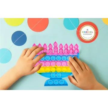 Dreidel Company Hanukkah Poppit Fidget Toy Set