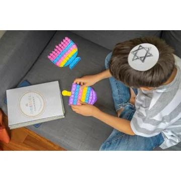 Dreidel Company Hanukkah Poppit Fidget Toy Set