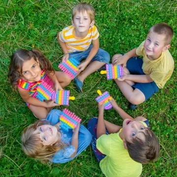 Dreidel Company Hanukkah Poppit Fidget Toy Set